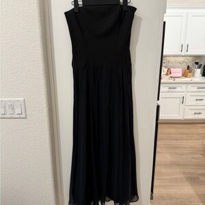 Abercrombie & Fitch Black Strapless Dress